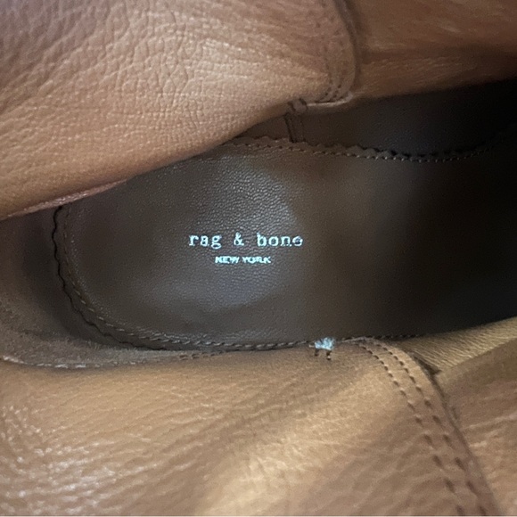 Rag & Bone Walker Buckle Suede Ankle Boot Brown Size 38 US 8 - Picture 7 of 8